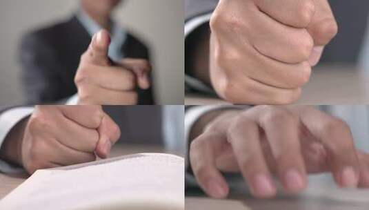 手势指指点点情绪愤怒生气辱骂指手画脚高清在线视频素材下载