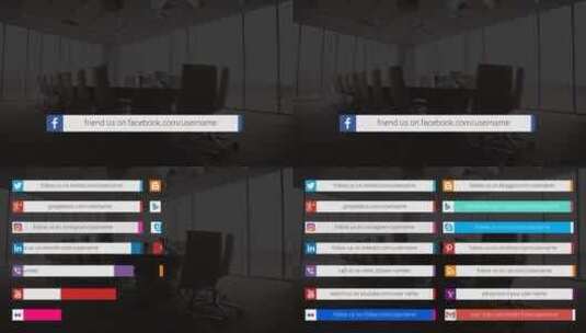 动感简洁社交媒体推广标题展示AE模板高清AE视频素材下载