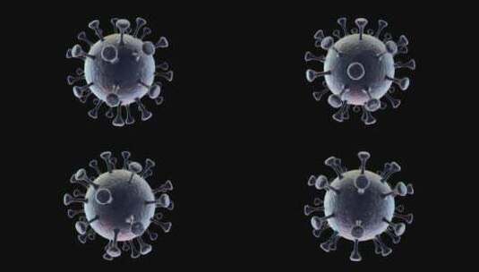 新型冠状病毒背景素材高清AE视频素材下载