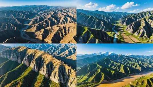 贺兰山壮丽山河延时摄影合集4K高清在线视频素材下载