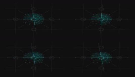 科技hud图形面板【透明背景】高清在线视频素材下载