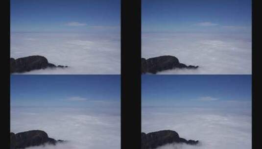 山上唯美的云海延时高清在线视频素材下载