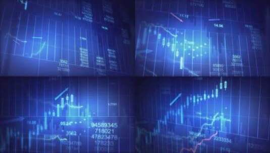 股市数据分析指数动画高清在线视频素材下载