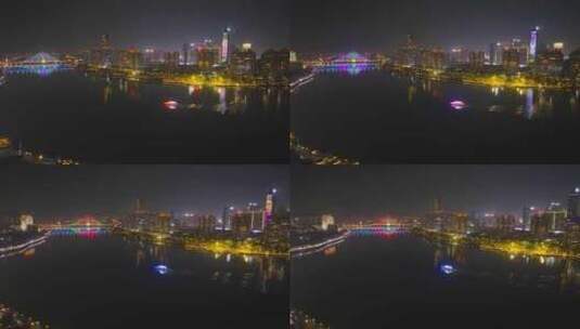 航拍惠州市东江游高清在线视频素材下载