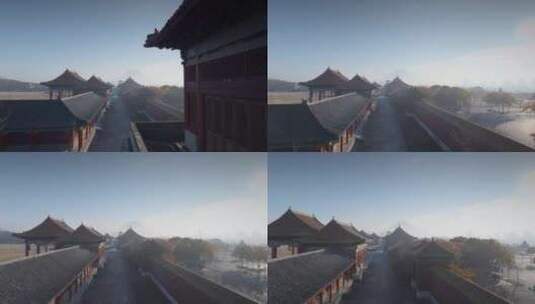 古建筑 古城 故宫 中国风建筑 明清风格建筑高清在线视频素材下载