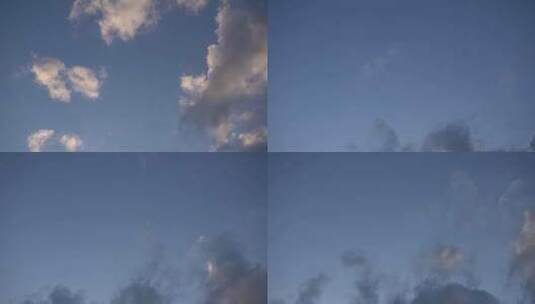 飘渺的运动：微云的时间流逝高清在线视频素材下载