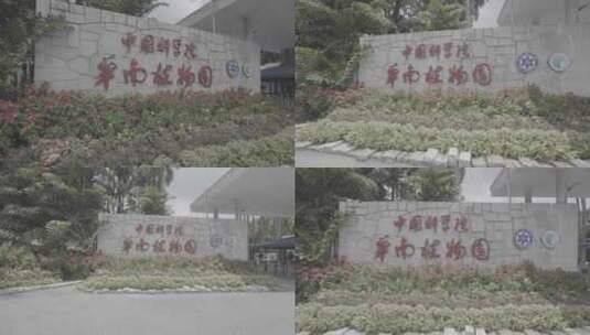 【4K50帧】中国科学院华南植物园大门口高清在线视频素材下载
