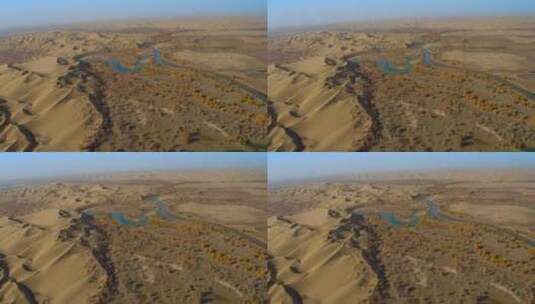 沙漠河流高清在线视频素材下载