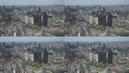 上海黄浦区4K航拍合集高清在线视频素材下载
