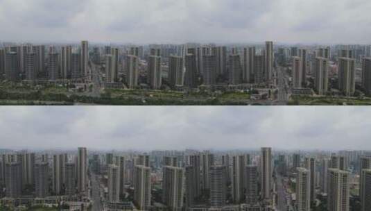 航拍广西柳州柳州城市建设高清在线视频素材下载