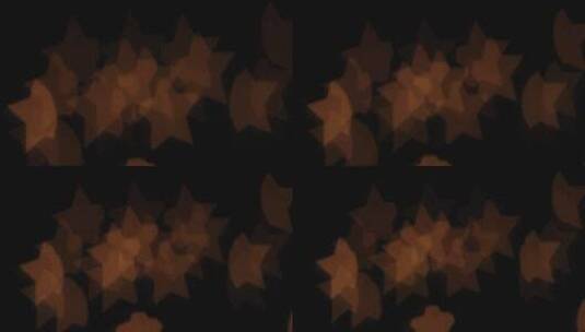 模糊散去的星星形状高清在线视频素材下载