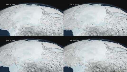 地图表明全球变暖高清在线视频素材下载
