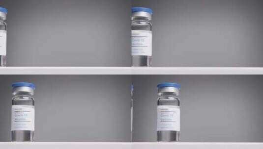 镜头下的医药瓶高清在线视频素材下载