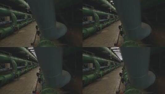 水处理工厂的走廊高清在线视频素材下载