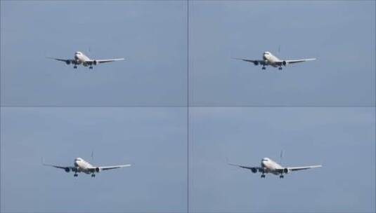 波音767着陆高清在线视频素材下载