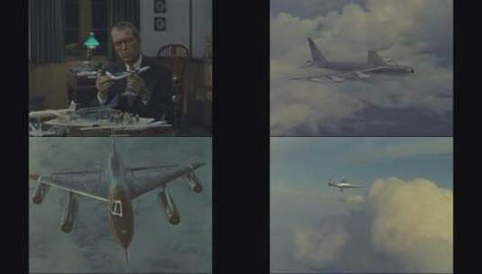 拿着飞机在演讲的演员吉米高清在线视频素材下载