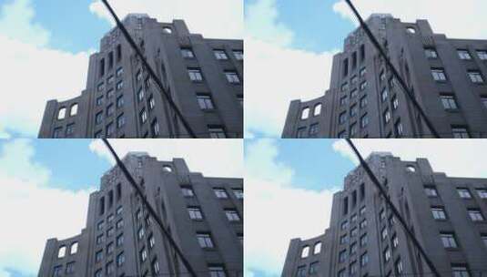 高楼建筑摇镜头高清在线视频素材下载