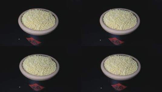 五谷杂粮小米高清在线视频素材下载
