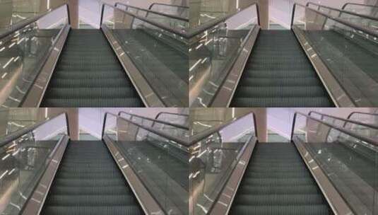城市商场的电梯高清在线视频素材下载