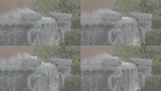 龙吐水升格拍摄LOG视频素材高清在线视频素材下载