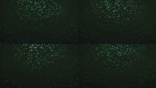 绿色光斑粒子下落高清在线视频素材下载