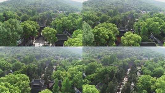 【空镜】4K航拍-无锡锡惠公园-惠山古镇高清在线视频素材下载