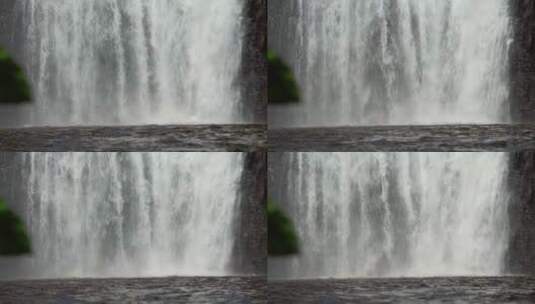倾泻而下的瀑布高清在线视频素材下载