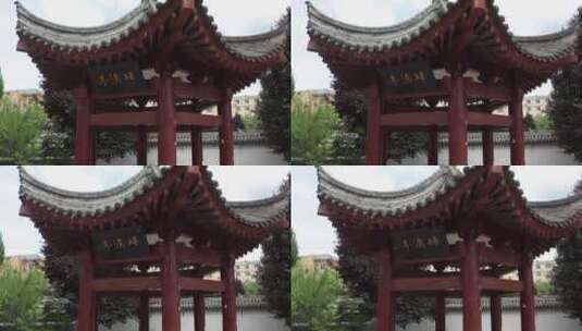 蔡文姬纪念馆4k高清在线视频素材下载