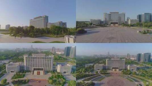 宁夏六十大庆人民广场高清在线视频素材下载