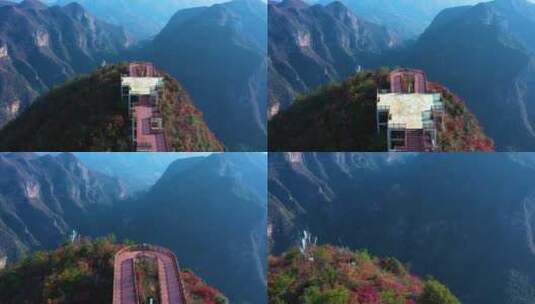 5A景区巫山神女峰高清在线视频素材下载