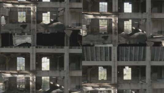 废弃的工厂高清在线视频素材下载