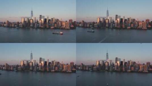 纽约城市的延时拍摄景观高清在线视频素材下载