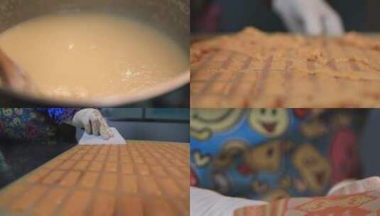 手工奶糖制作视频高清在线视频素材下载