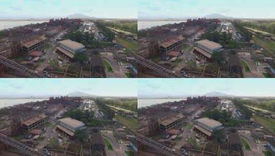 M1巴西铁矿石厂航拍2高清在线视频素材下载