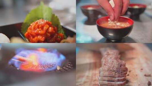 美食制作 烹饪 厨师 厨房 美食 韩式美食高清在线视频素材下载