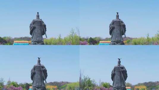 徐州汉高祖刘邦像-4k运镜高清在线视频素材下载