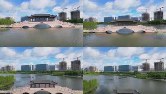 上海市临港新片区城市风光高清在线视频素材下载