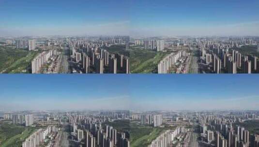 广东江门城市大景航拍高清在线视频素材下载