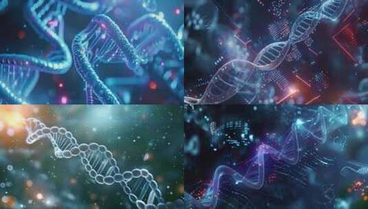 DNA 基因 脱氧核糖核酸 遗传高清在线视频素材下载