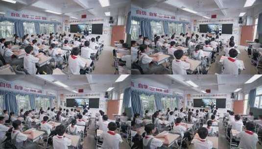 学生丰富多彩的校园生活4k高清在线视频素材下载