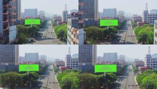 4k户外广告牌AE城市广告宣传大屏营销高清AE视频素材下载