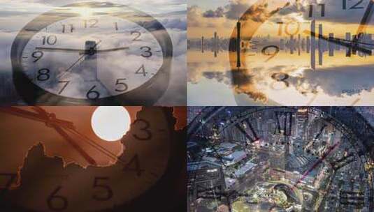 高级感城市时间流逝地产空镜高清在线视频素材下载