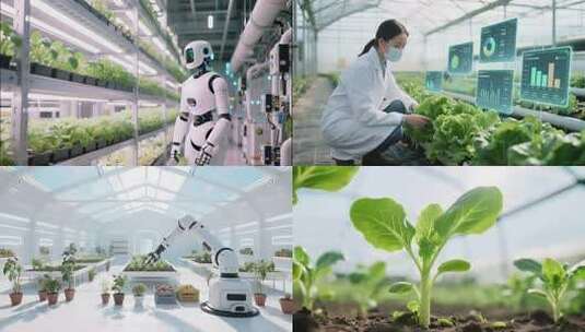 温室蔬菜幼苗生长大合集高清在线视频素材下载