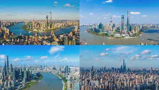 2025上海地标延时4K航拍宣传素材高清在线视频素材下载