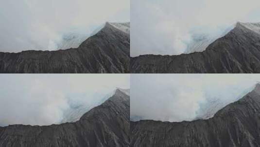 火山，布罗莫，印度尼西亚，蒸汽高清在线视频素材下载