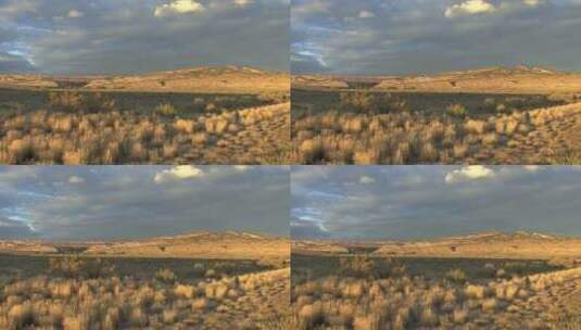 傍晚荒漠景观高清在线视频素材下载