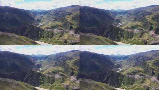 西藏 317川藏北线 那曲市 乃秀村高原 旅行高清在线视频素材下载