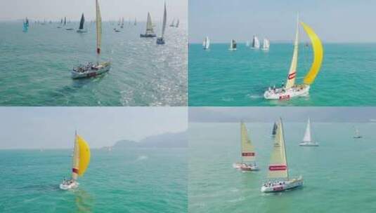 中国杯国际帆船赛深圳高清在线视频素材下载