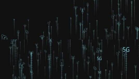 5G二进制数字信息视频高清在线视频素材下载