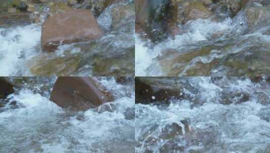 水中滚动的石头升格高清在线视频素材下载